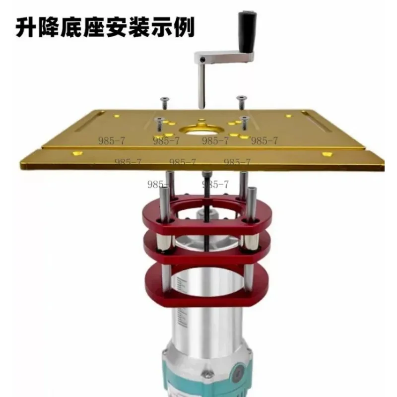 Flip-chip Lifting Base, Bakelite Milling Lifting Table, Slotted Tenon Chamfered Trimmed Work Table