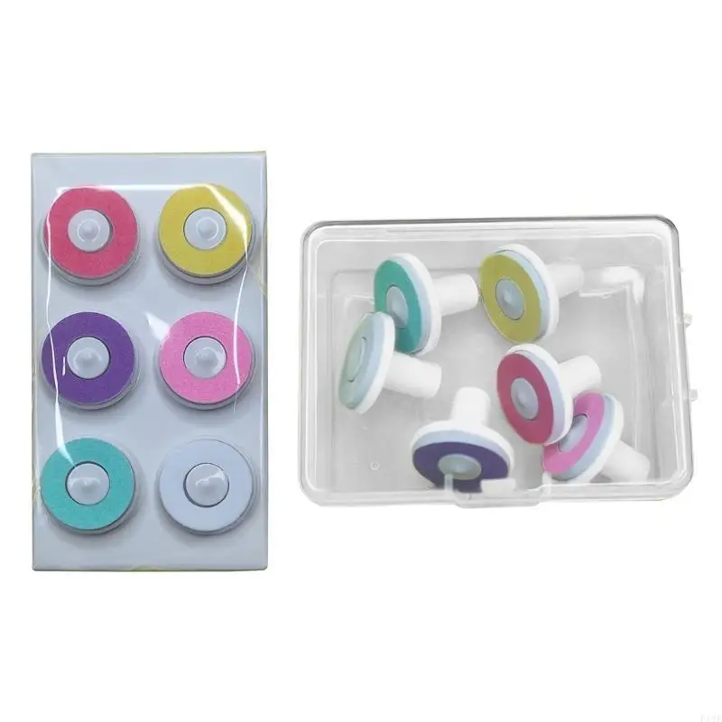 

F19F 6 Count Electric Nails Trimmer Pads для детских нежных маникюрных аксессуаров для младенцев.