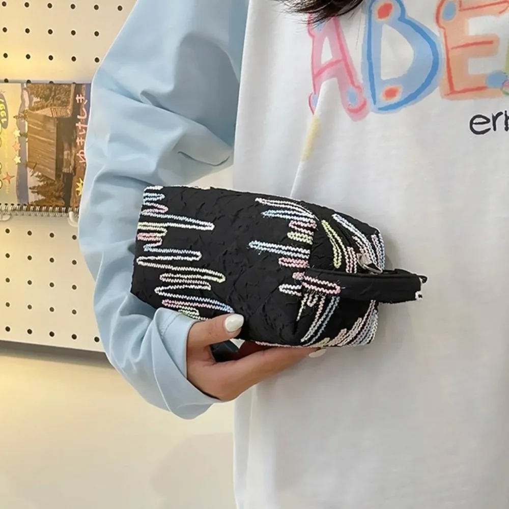 Draagbare Grote Capaciteit Pennentas Ademende Multifunctionele Briefpapier Tas Reishandtas Student