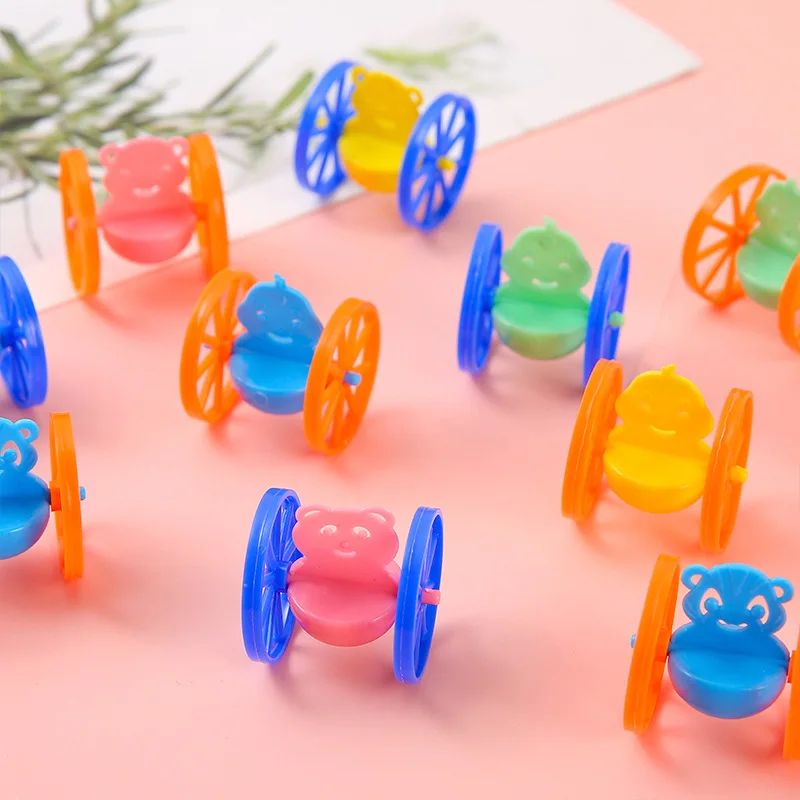 10PC Mini rocking car tumbler Nostalgia Classic Plastic desktop Toys Novelty Stress Reliever Funny Fidget Toys For Children Gift