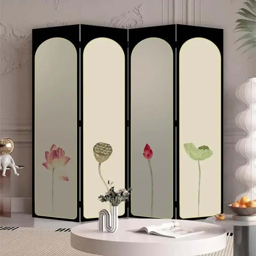 DSA Modern Simple Screen Partition Living Room Block Double Sided Screen Foldable Movable Living Room Office