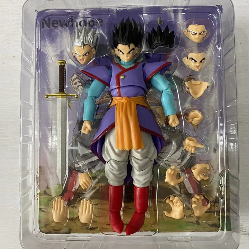 Anime Dragon Ball Figures Newhope Son Gohan Shfiguarts God of Creation Gohan Shf Action Figure Movable Toys PVC Collection Model