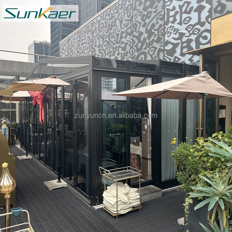 custom.Sunkaer Fixed Enclosure  House Sunroom Swimming Pool Rooms Outdoor Indoor Decor Home Improvement