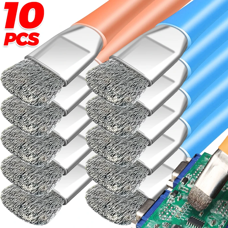Anti-Static Safe Brush Double Headed Brush Circuit Board Repair Motherboard PCB Cleaning Brush IC Chip Mobile Phone Repair Tool