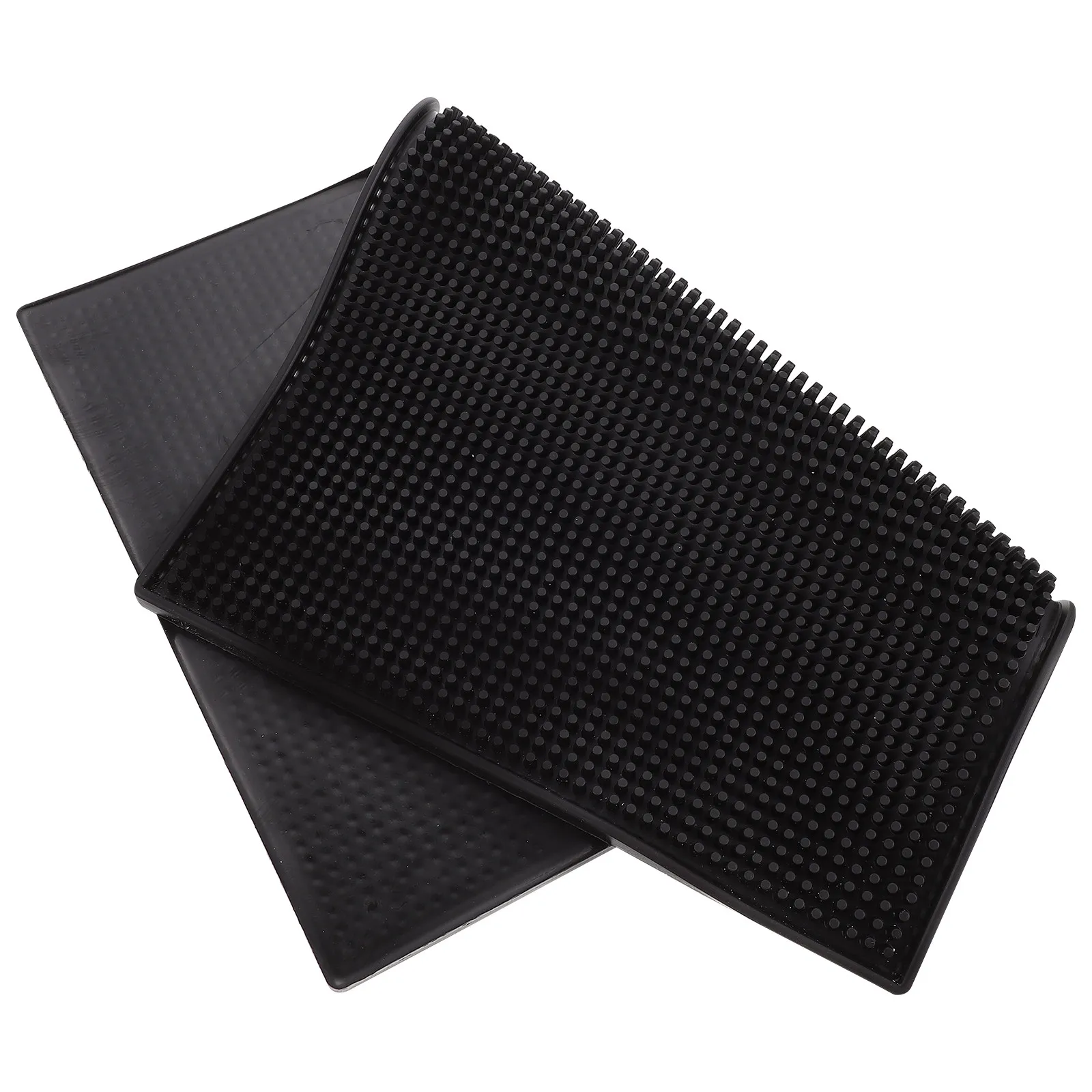 Rectangle Silicone Cup Pad – Non-Slip, Flexible, Drop-Proof, Eco-Friendly, Drainage Design