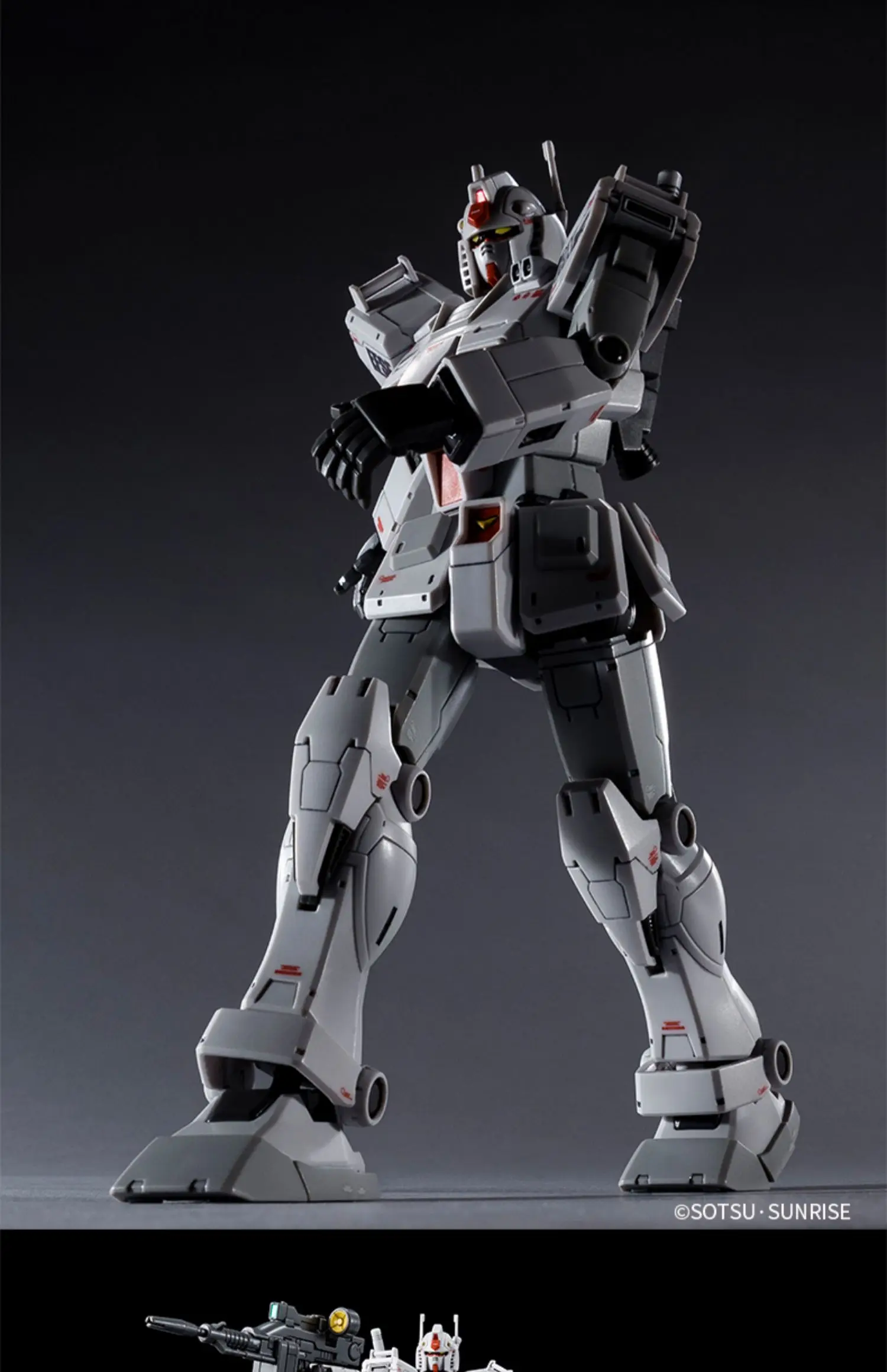 Bandai HG 1/144 RX-78-02 GUNDAM The Origin เปิดตัวสีอะนิเมะต้นฉบับหุ่นโมเดลของเล่นชุดสะสมหุ่นแอ็กชัน