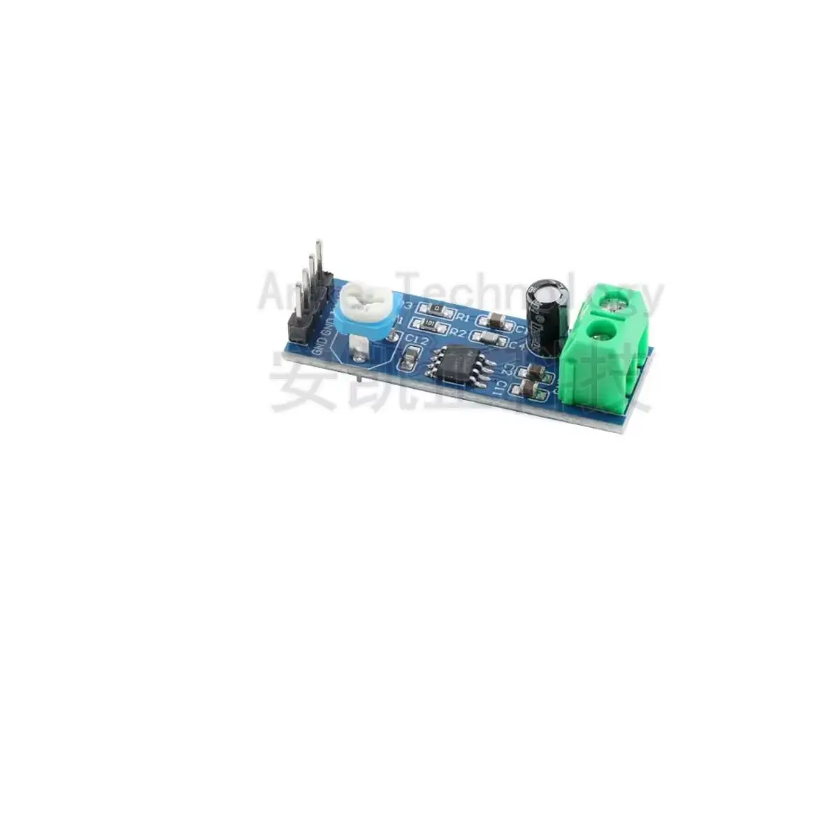 LM386 Module, 200‑Gain Audio Amplifier Module