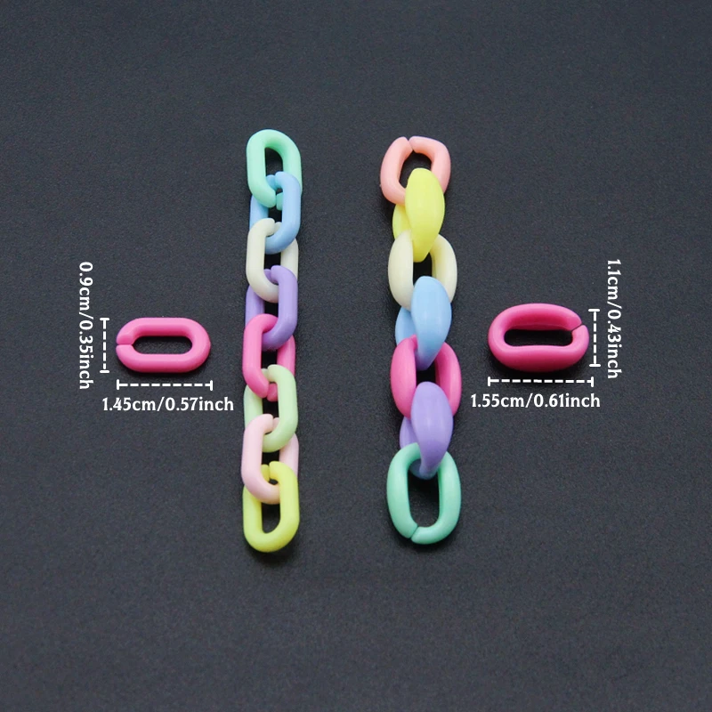 20Gram/Pack Summer Acrylic Buckle Beads DIY Mask Chains Earrings Necklace Mobile Chains Accessories Crafts Decorative Material