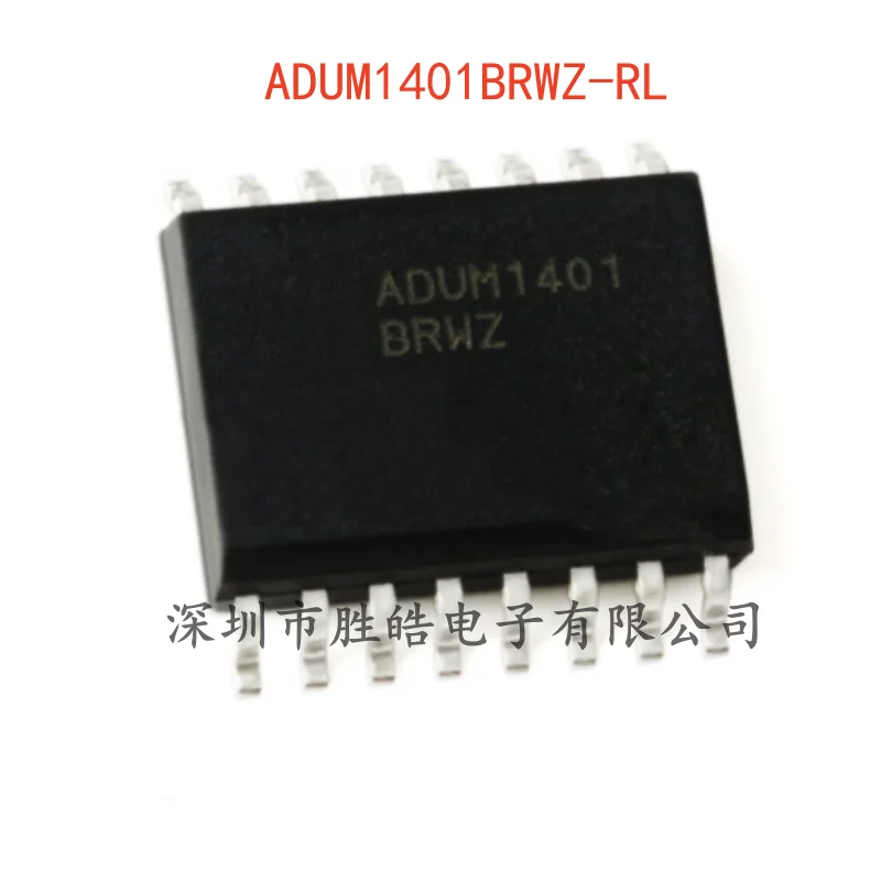 (2PCS)  NEW  ADUM1401BRWZ-RL   Four-Channel Digital Isolator Chip    SOIC-16   ADUM1401BRWZ   Integrated Circuit