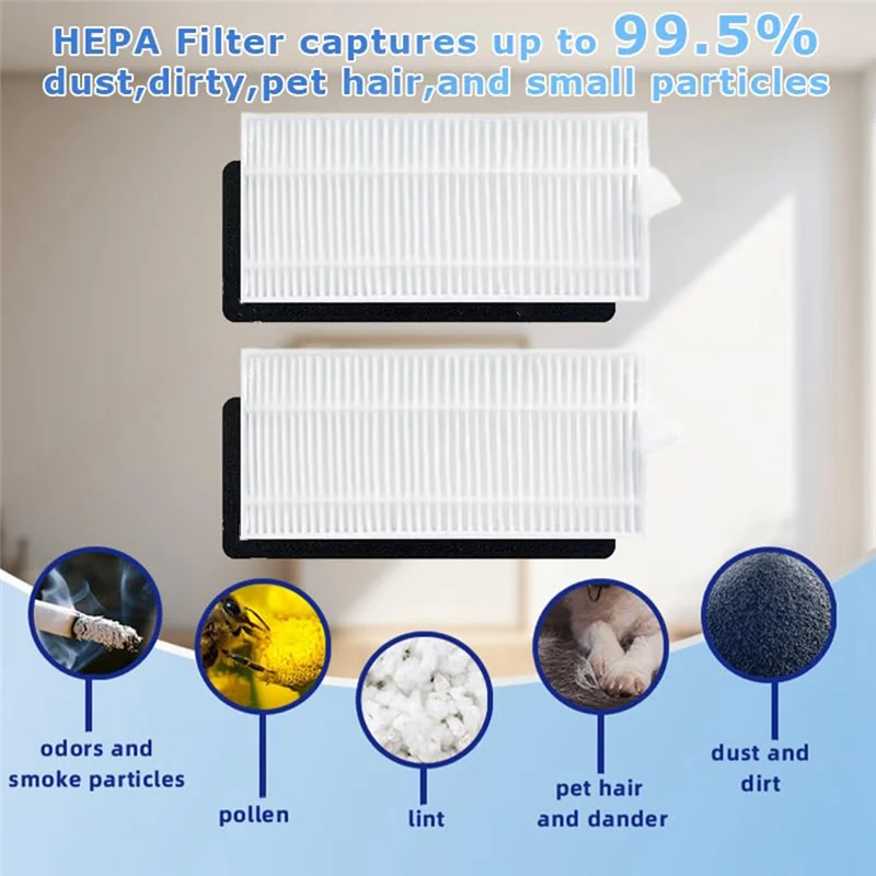 GYTB-Robot Vacuums Replacement Spare Parts Main Brush Side Brush Robot Vacuums Accessories