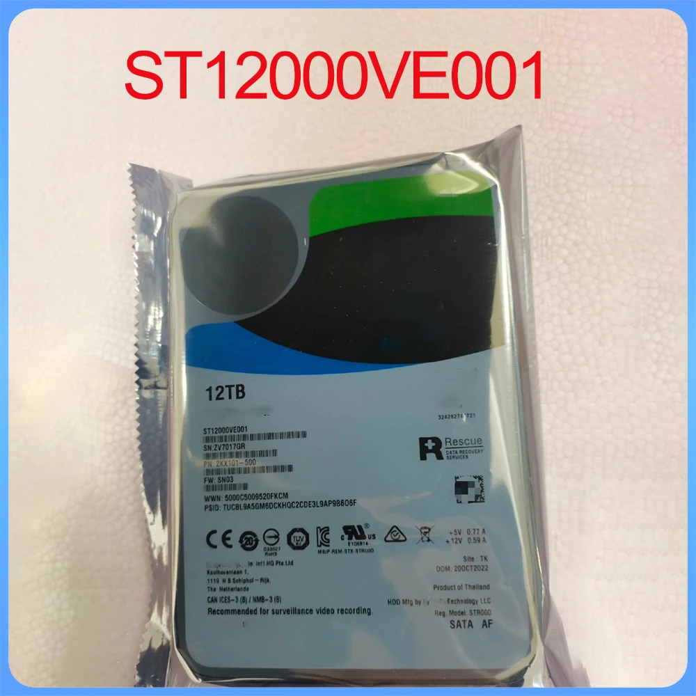 For ST12000VE001 12TB ST2000DM006 2T ST6000NE000 6T ST4000NE001 4T ST8000NE001 8TB ST12000NM0127 12T 3.5 Inches Hard Drive