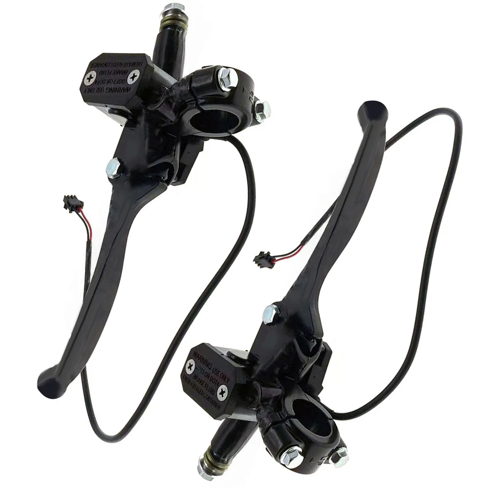 

Тормоз для электромобиля Тормоз для электромобиля для мотоциклов Хорошая совместимость 2-контактный провод SM Материал ABS Черный цвет