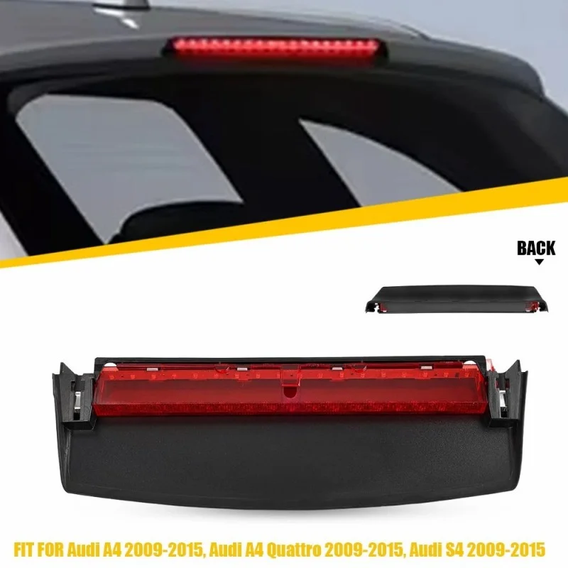 アウディ-a4-クワトロ-s4-b8-2009-2015-車用-led-リアハイレベルセンターストップランプ-oem8k5945097-カーアクセサリー