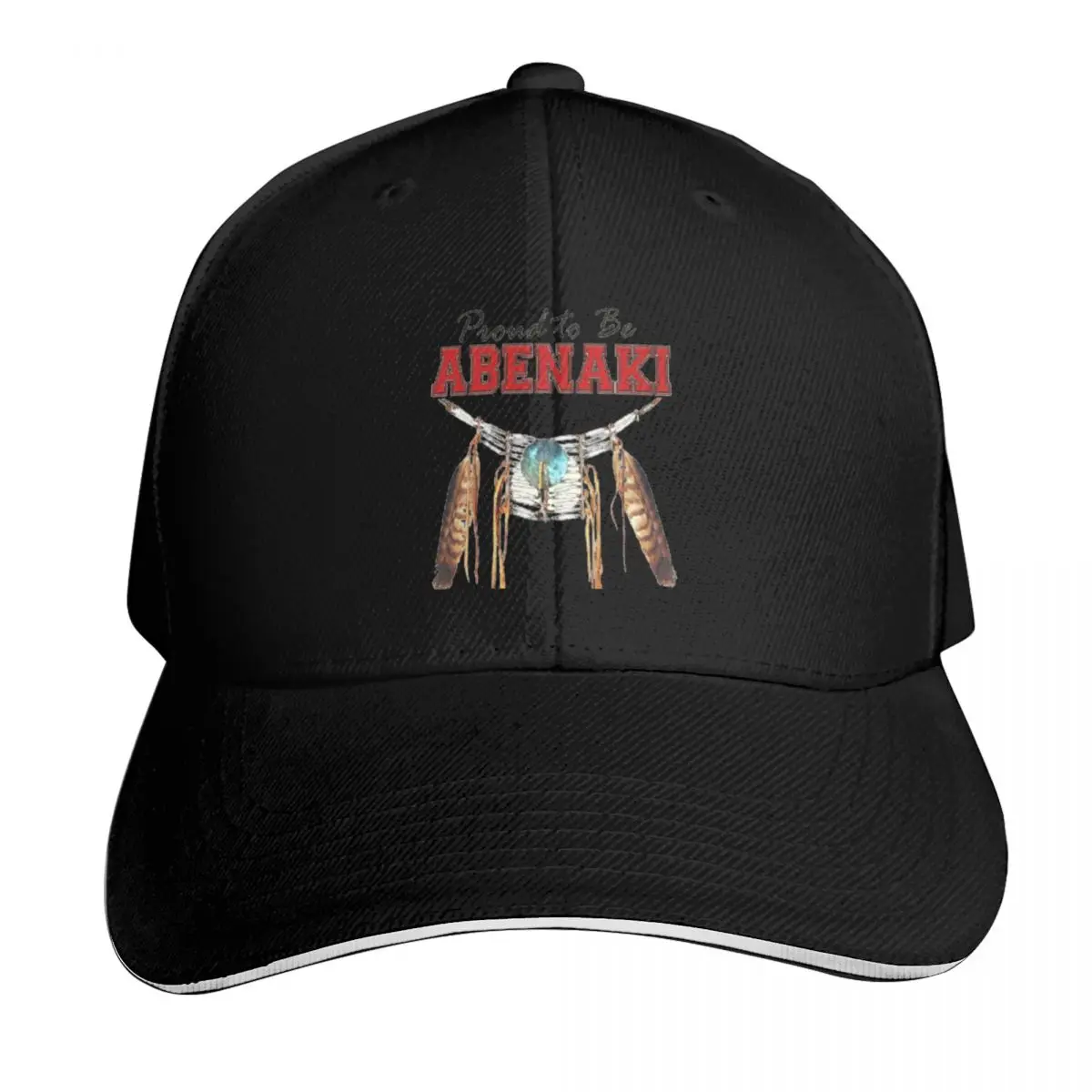 PROUD TO BE ABENAKI Baseball Cap Snapback Flat Bill Strapback Dad Hat Six Panel Structured Crown