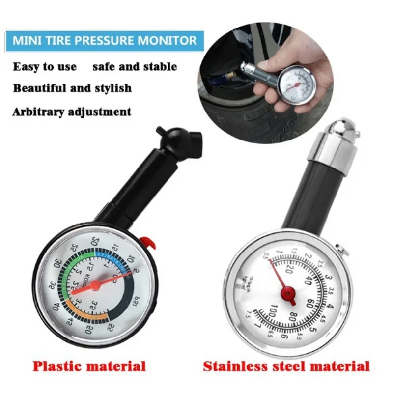 Portable Car Tire Pressure Gauge High Precision Mini Tire Pressure Tester for Accurate Measurement