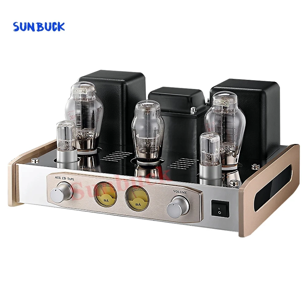 

Sunbuck KT88 6J8PJ 5Z3P Vacuum Tube Amplifier Single-ended·18W 2.0 KT88 Vacuum Tube Power Amplifier HIFI Audio