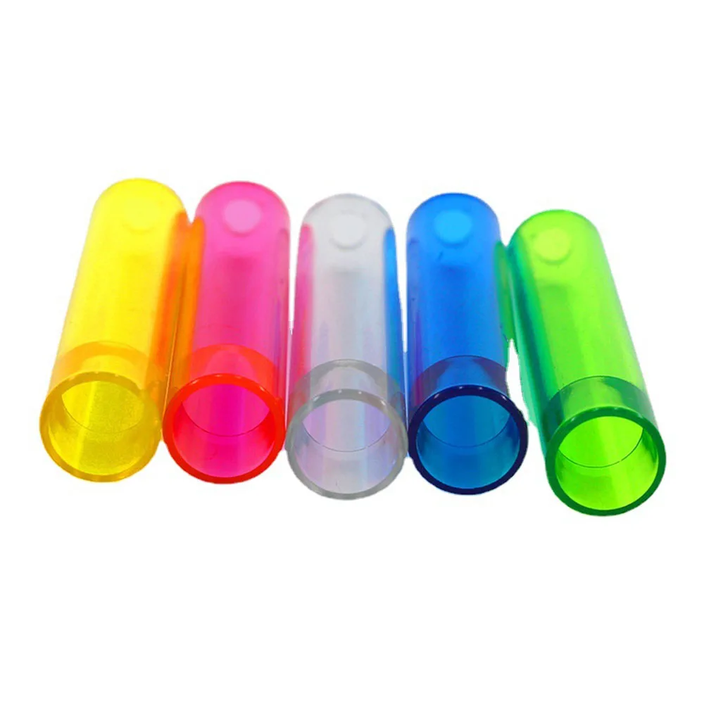 Colorido Lápis Proteção Cap, Pen Topper, Escola e Material de Escritório, Lápis Extender, Papelaria Simples, Bonito, 6pcs