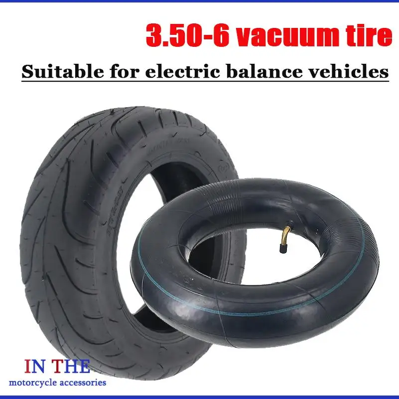 4.10/3.50-6 Inner Tube Cart Scooter Electric Scooter 3.50-6 Widening, Thickening, Wear Resistant Vacuum Tires