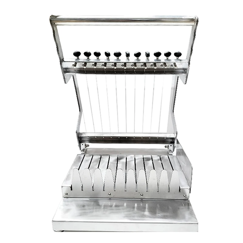 Commerciële Handleiding Chocolade Gitaar Cutter Zacht Snoep Snijmachine Voor Chocolade Cake Kaas Cake Zeep Bar Snijmachine