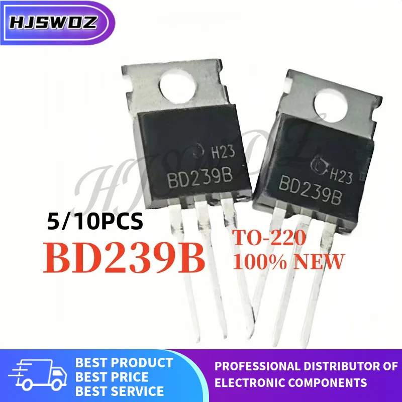 5PCS-10PCS BD239B BD239 TO-220 NPN Power Transistor for Audio Amplifier Brand New In Stock