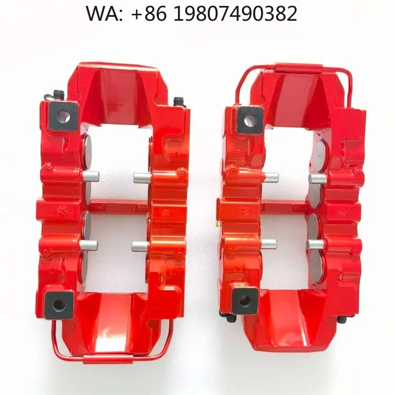 

6 Piston Brake Caliper Kit High Performance Racing Modified Disc System For High Performance Hatchback Modern Luxury Sedan Large
