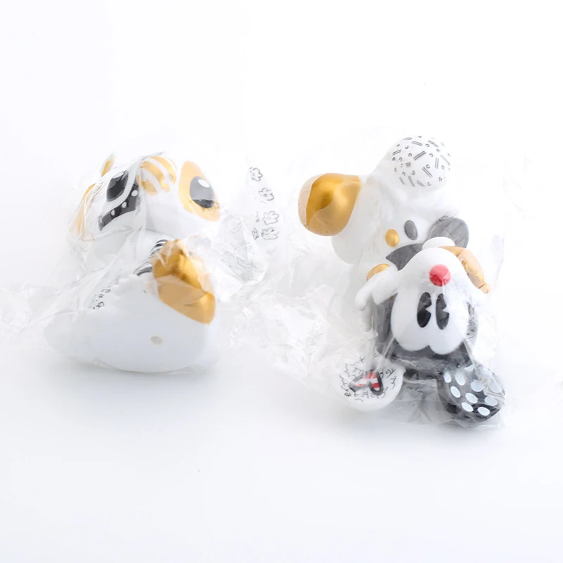 Disney myszka miki figurka Cartoon figurki Anime czarne zลoto rysunek do dekoracji domu i samochodu prezenty urodzinowe dla dzieci