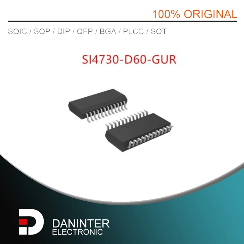 10Pcs/LOT New  SI4730-D60-GUR SI4730 4730D60GU  SI4730D60GU  SSOP24   SI5351A-B-GTR SI5351A 5351 MSOP10