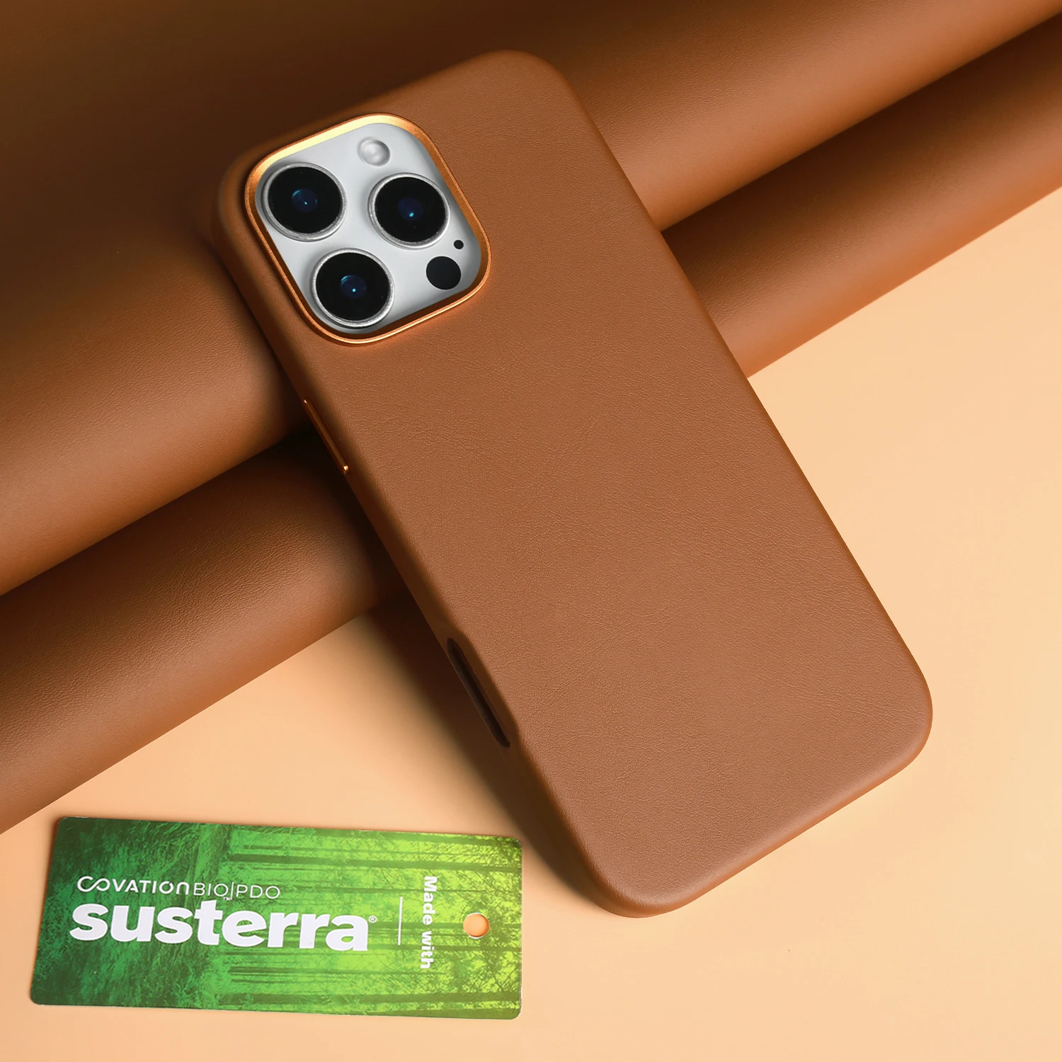 

Biobased Eco-Friendly Leather Case For iphone 16 Pro Max 13 14 15Pro 17 Pro Max Phone Case Back Cover 17Pro 16Pro Max Coque Bag