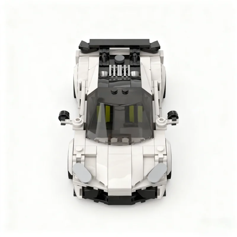 ตัวต่อ MOC รถปอร์เช่ สไปเดอร์ ซิตี้ แชมเปี้ยนส์ 273 ชิ้น ของเล่นตัวต่อสถาปัตยกรรม ของขวัญคริสต์มาส ไอเดียของเล่นสร้างสรรค์ ของเล่นเสริมพัฒนาการเด็ก