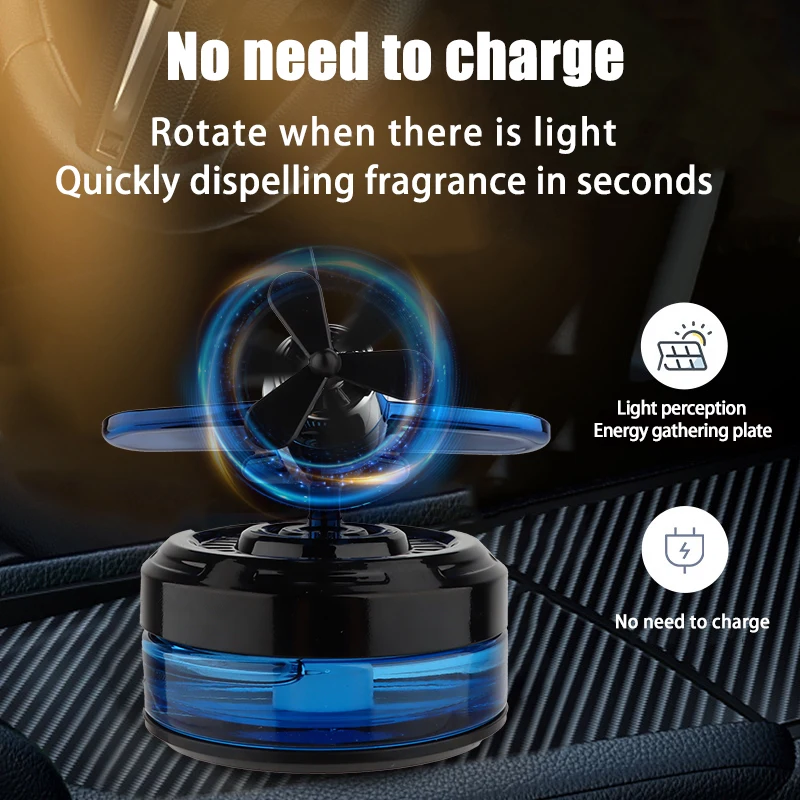 

Car Solar Airplane Ornaments 360 Rotary Creative Car Center Console Powered Aircraft Ornaments Car Interior Decor Accessories