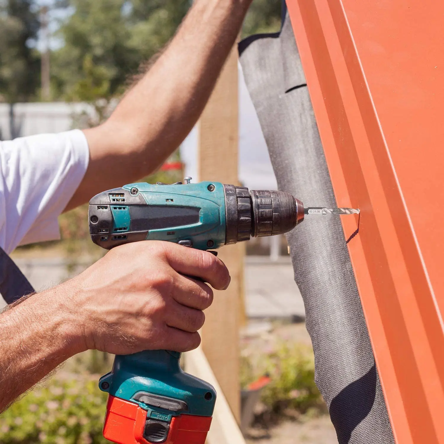 Набор сверл и метчиков SAE с шестигранным хвостовиком, набор комбинированных сверл и метчиков HSS 4341, сверло для снятия заусенцев