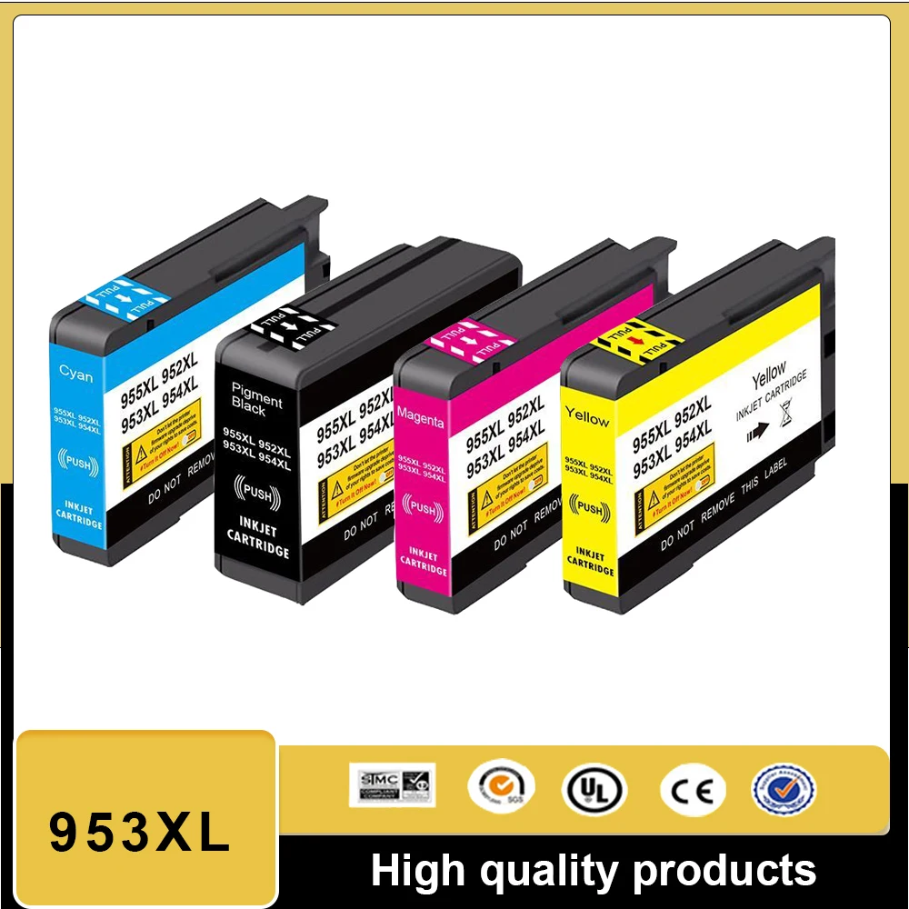 Cartuchos de Tinta Compatibles con HP 952xl 953xl 954xl 955xl 954 xl para HP OfficeJet Pro 7720 7740 8210 8710 8720 8730 8740 7802