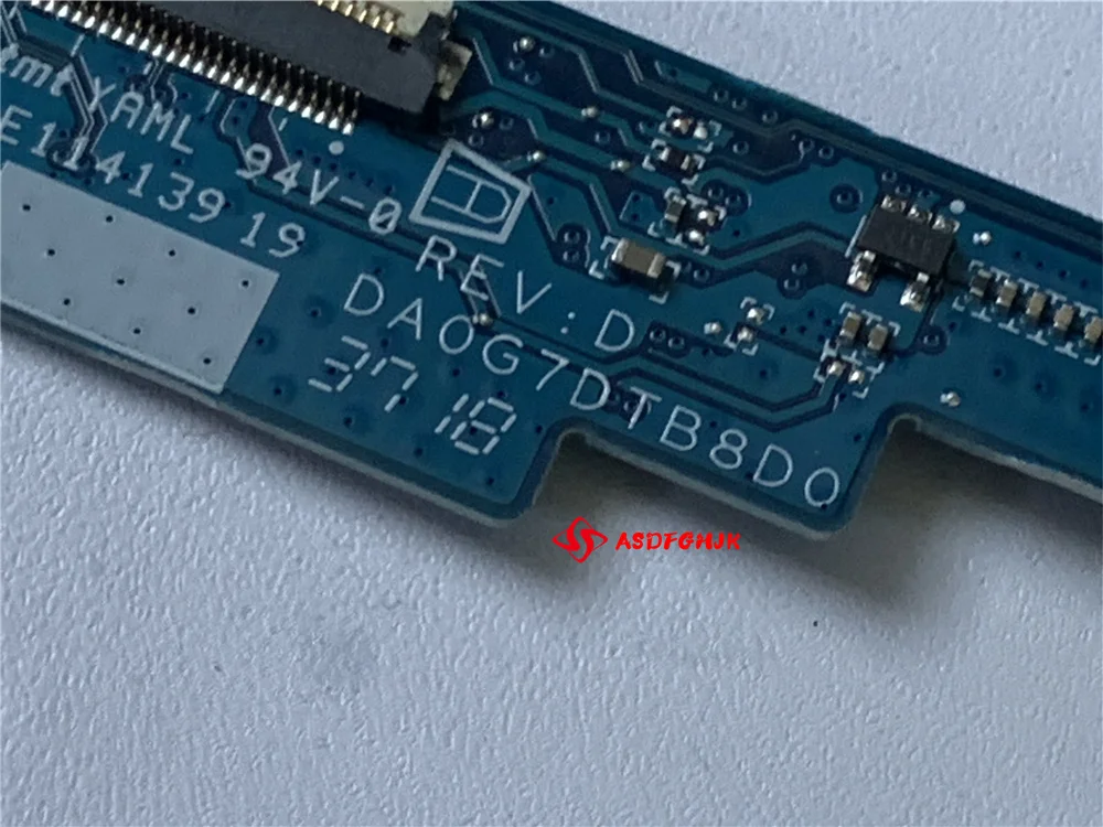 DA0G7DTB8D0 Original FOR HP Envy 13-an0030wm 13-an series USB Board Test Work