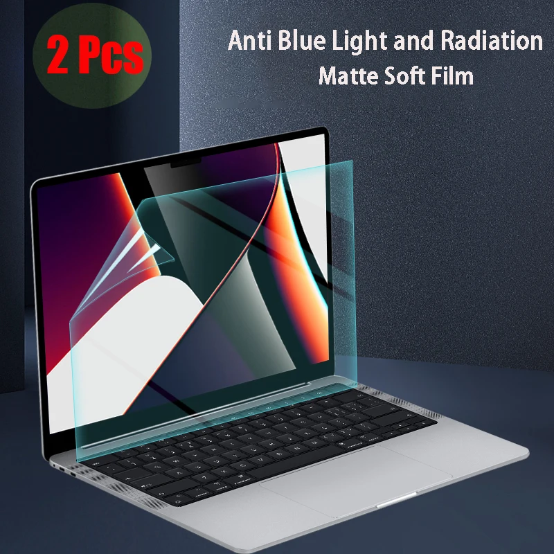 2Pcs Screen Protector for Macbook Pro 13 A2338 A2289 A2251 A2159 A1989 A1706 Anti-blue Light Eye Protection Anti-Glare Film