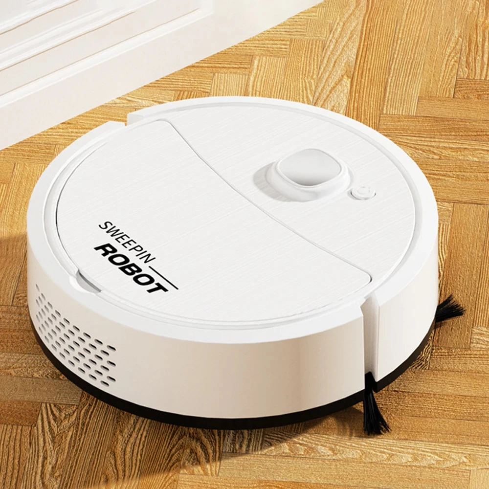 New Fully Automatic Sweeping Robot Sweep Vacuum Mopping Mini Cleaner Home Use Lazybones Intelligent 3 In1 Rechargeable Sweeper