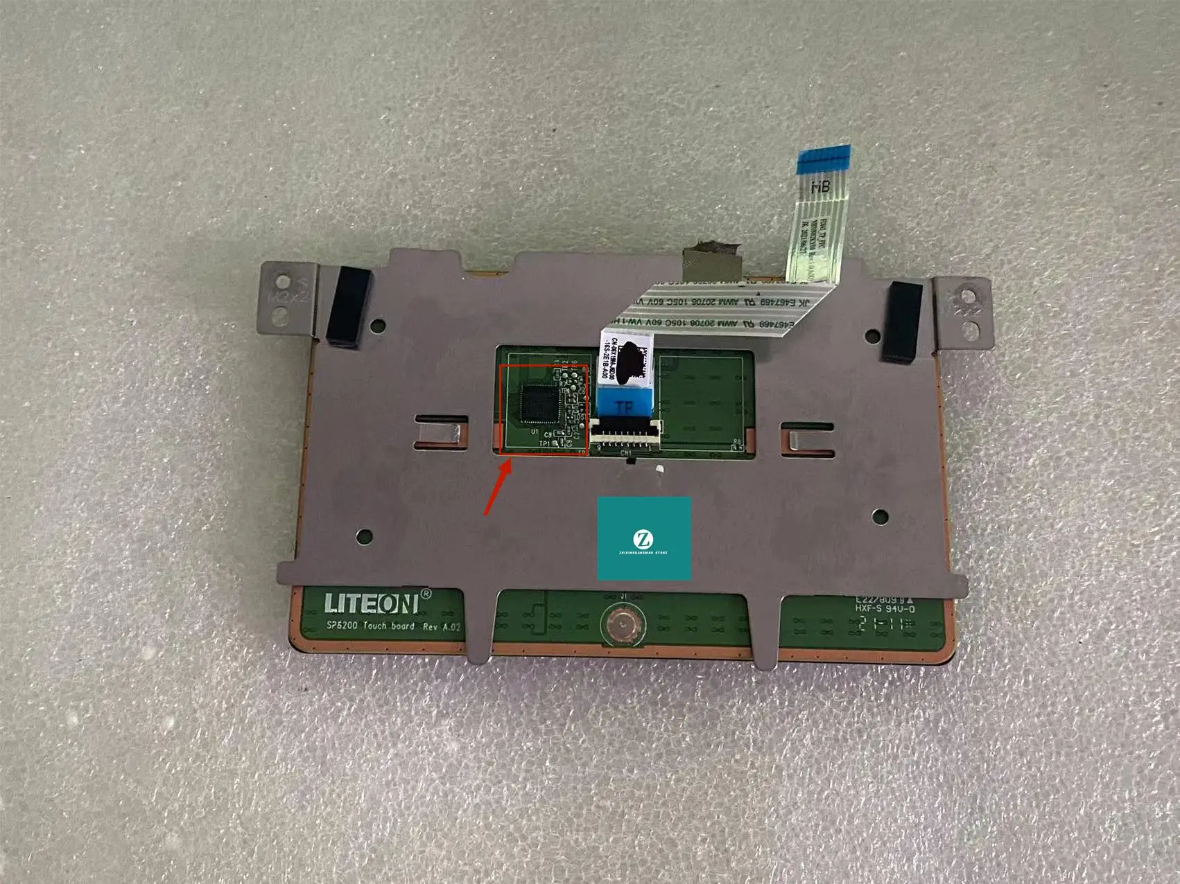 Imagem -02 - Genuíno para Dell Vostro 3400 3401 3405 Touchpad Trackpad Placa com Cabo