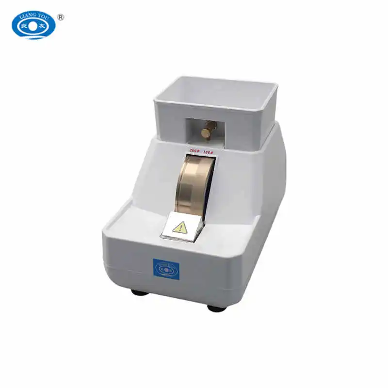 LY-5E-35WV Hand Manual Lens Edger with 35Width Rough & Fine & V Shape Grinding Wheel Double Holder 220V EU Plug