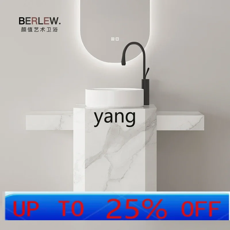 Lmm wash basin integrated floor-to-ceiling washbasin balcony toilet washbasin bathroom cabinet
