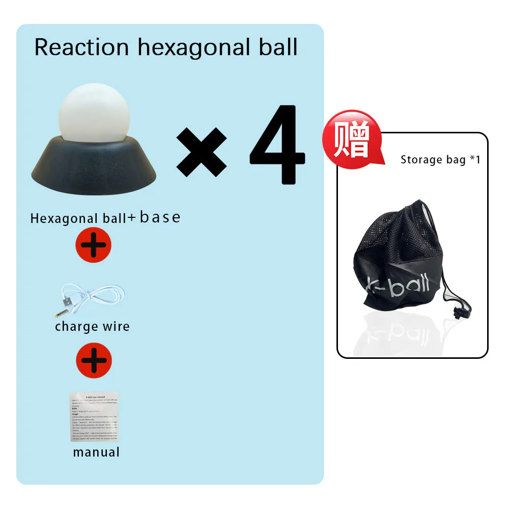 queling X-Ball Smart Reaktionsball Hand-Augen-Küpfung Beweglichkeitstraining digitaler Sensor Vektor Reaktionx 3