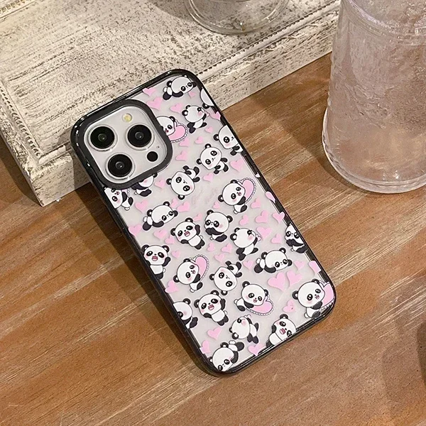 

Rabbit Heart 2.5 Acrylic Phone Case Cover for iPhone 12 13 14 15 16 Pro Max Case for iPhone 16 Pro Max