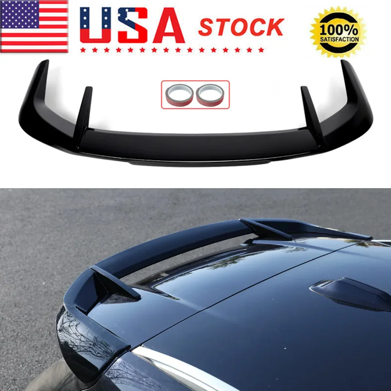 FOR BMW X1 U11 M Sport 2023-2024 Glossy Black Rear Wing Roof Spoiler Lip ABS