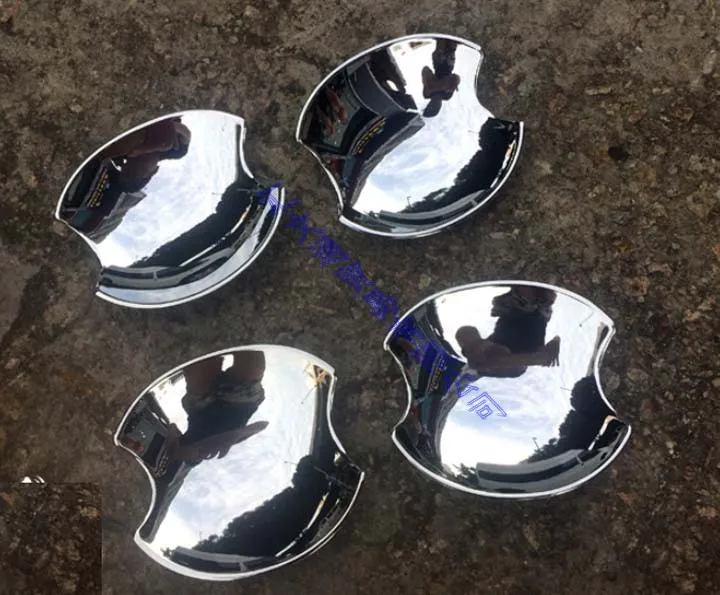 Decorate Accessories ABS Chrome Door Handle Bowl Cover Cup Cavity Trim Insert Catch Molding Garnish For Toyota ROOMY 2016-2020