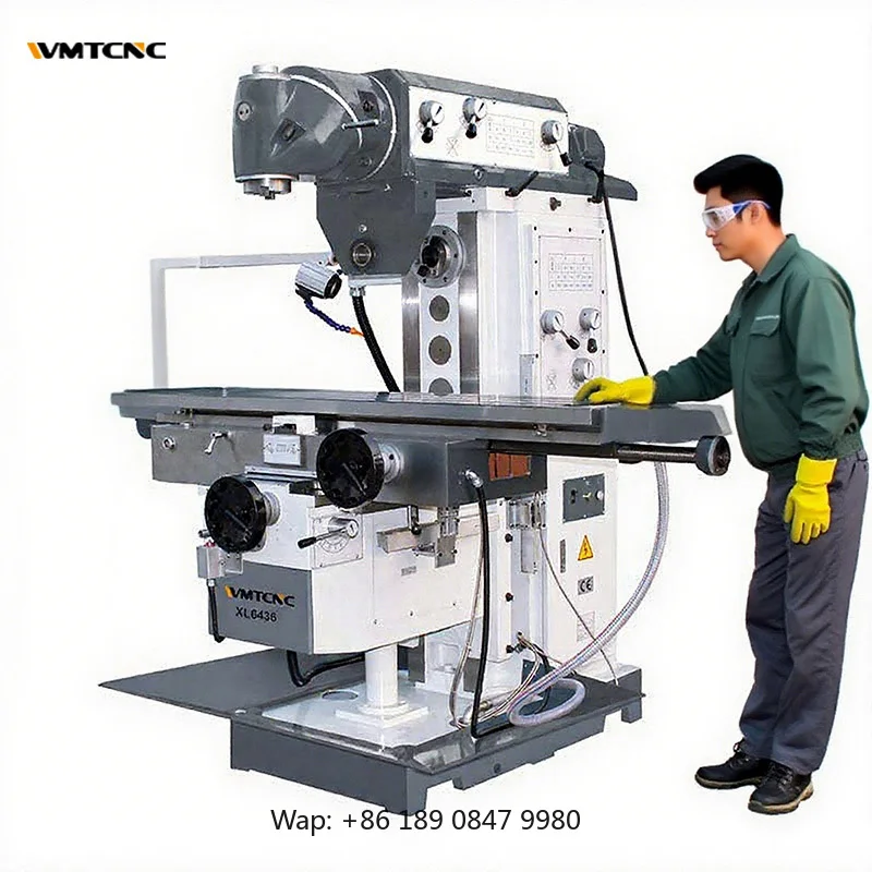 【Hot】XL6436 High Performance Desktop Vertical Milling Machine Universal Milling Machine From China for Metal Processing