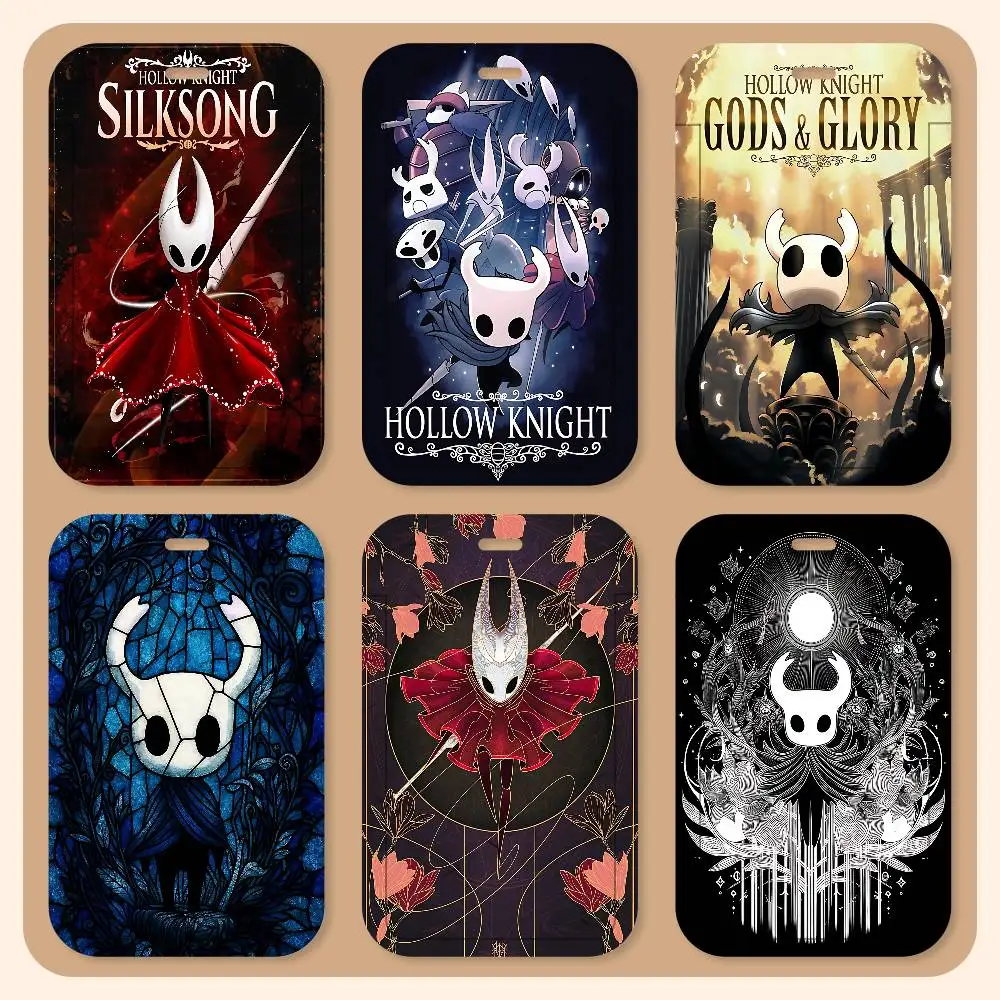 

Game Cartoon Anime H-Hollow K-Knight Anime Lanyard Card Holders Student ID Card Holders Neckband Card Holders