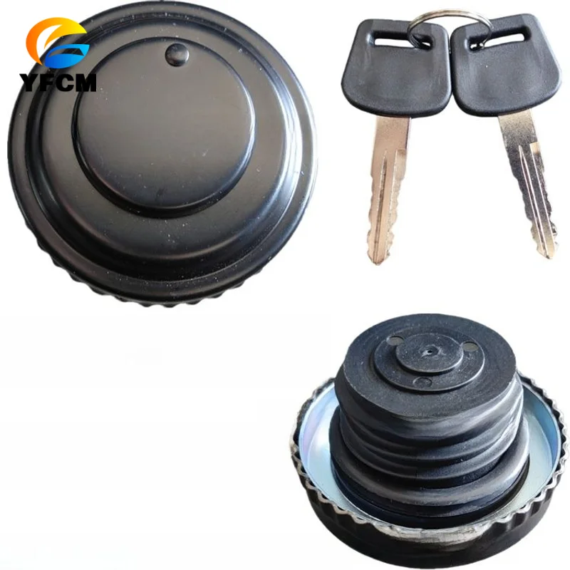 1 PCS Excavator Parts Fuel Tank Cap For Hangcha Forklift Longgong Heli Tailift Gas Diesel