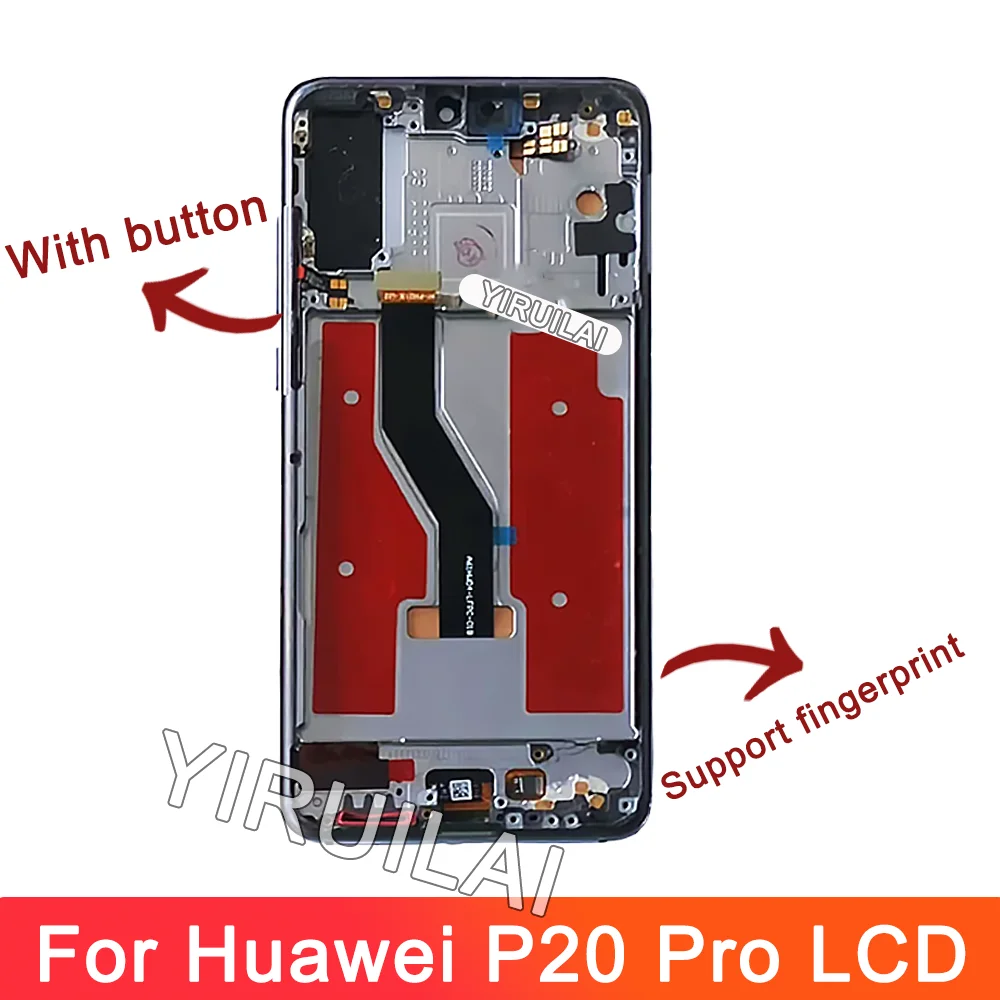 6.1 en effet affichage de haute qualité pour Huawei P20 Pro LCD écran tactile Hébergements eur assemblée remplacement pour CLT-L09 écran CLT-L29