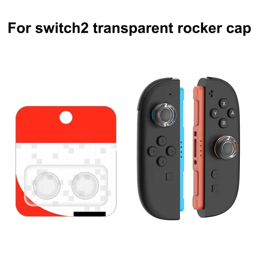 

Thumb Grips Caps for Switch 2 Console Soft Silicone Analog Controller Protective Anti-Slip Thumbstick Grip Covers Joystick Cap