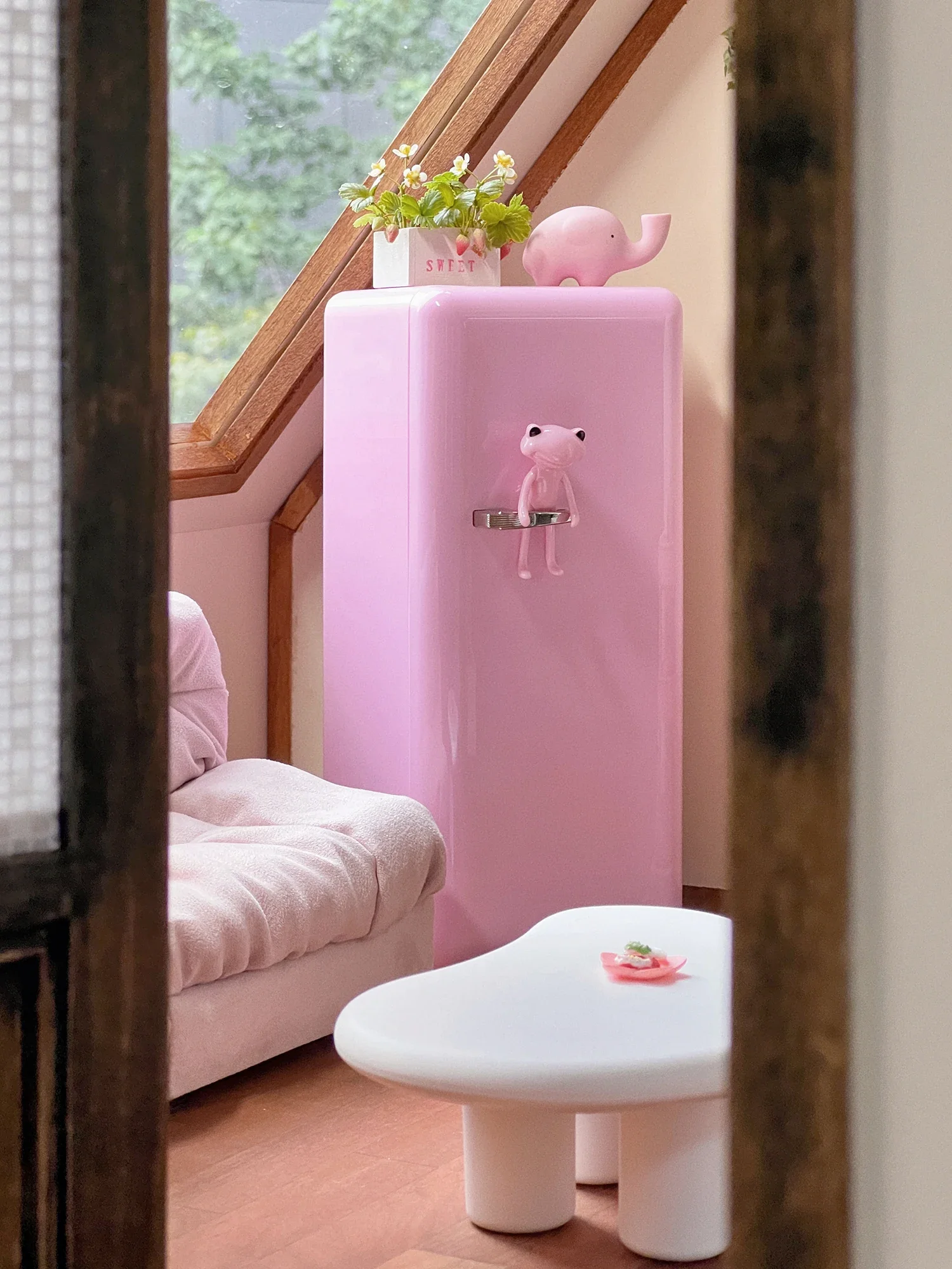 1:6 Doll House Mini Model Furniture Accessories Kitchen Refrigerator Fridge Bjd Ob11 Gsc Blyth Soldier Lol Dollhouse Miniatures