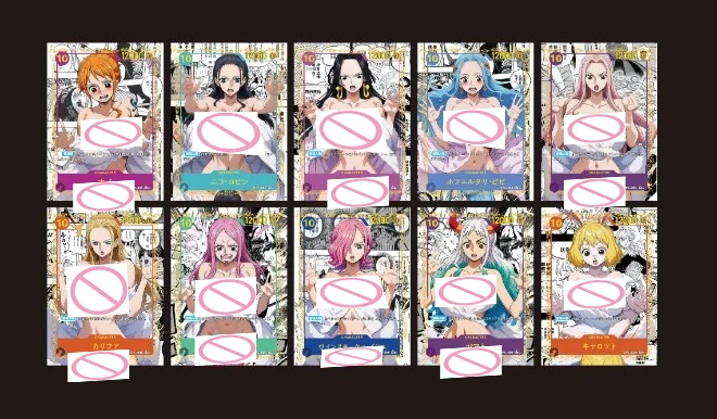 Diy Self-control One Piece Boa·Hancock  Hyūga Hinata Nico Robin Nami Waifu Card Anime Collection Cards Gift Toys