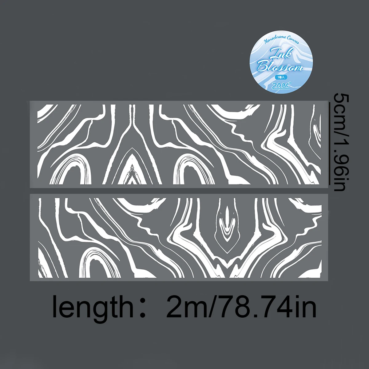 1 Roll Retro Textured Simple Stickers,Transparent Waterproof PET Material Notebook Decorative Stickers,Diy Stationery